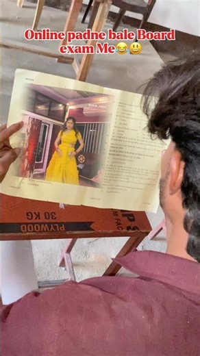 Online padne bale Board exam me😂😃 #comedy #funny #fun #trending #viral #shorts #exam #exam2026