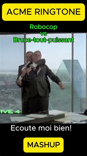 Mashup hilarant : Robocop incarné par Bruce tout puissant (jim Carey) #mashup #viral