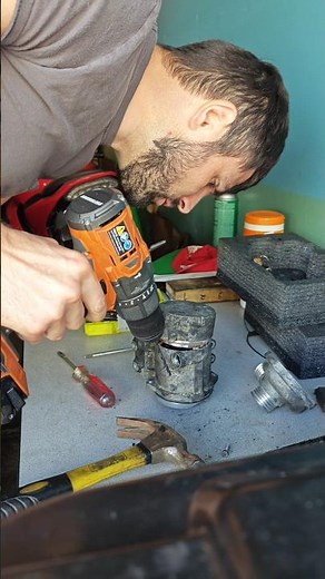 BMW X3 water pump disassembly #n52 #engine #bmw #diy #mechanic #badsolder #point