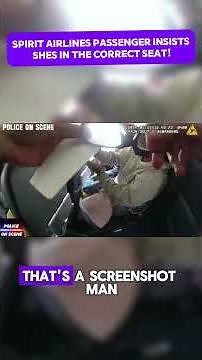 Sitting IN WRONG Airplane Seat! [👇FULL VID] #arrest #bodycam #cops