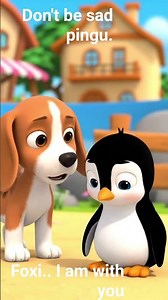 pingu sitting sad. .#pengui #cute #friendship
