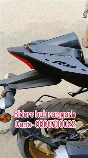 3.5K views · 14 reactions | New Model Grab Rail Install In R15 V4.. Shop - Riders Hub Ramgarh . Add :- Main Road New Bus stand,Near Hanuman Mandir Ramgarh (Jharkhand) . Owner - Amit Cont :- 8860706022 . #instagood #instadaily #reelsinstagram #reels #reelitfeelit #reelsvideo #trendingreels #modified #r15 #jharkhand | Riders Hub Ramgarh | Facebook