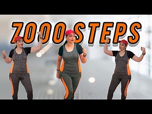 7000 Steps Walking Cardio Workout at Home | Full Body Fat Burn & Daily Step Challenge 🚶‍♀️🚶‍♂️🔥👍🫵