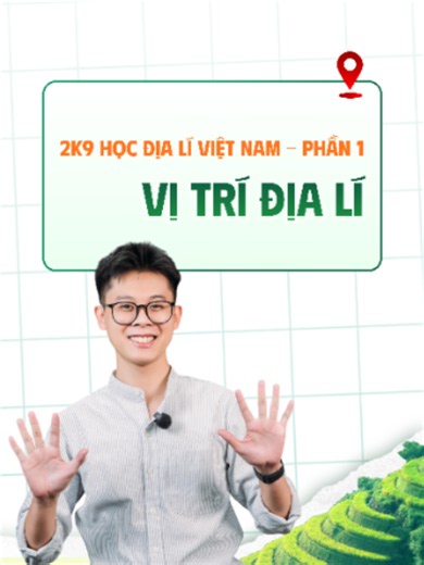 2K9 HỌC ĐỊA LÍ VIỆT NAM - PHẦN 1 | VỊ TRÍ ĐỊA LÍ Những đặc điểm cơ bản về vị trí đia lí của nước ta là kiến thức nền tảng để các em học các nội dung kiến thức sau này 💯 2K9 nhớ lưu lại nội dung quan trọng này nhé 🌟 #DialiTruongSan #OnThiTNTHPT #Diali #luyenthitoandien2k9 #2k9