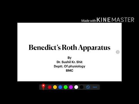 Benedict's Roth Apparatus for measurement of BMR