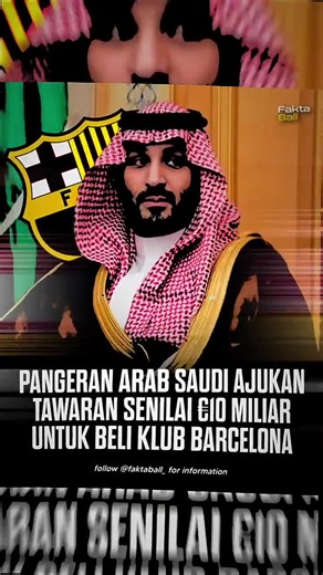 Putra Mahkota Arab Saudi, Mohammed bin Salman (MBS), dilaporkan tengah mempersiapkan tawaran bersejarah senilai €10 Miliar (sekitar Rp 195 Triliun) untuk mengakuisisi penuh raksasa Spanyol, FC Barcelona. Kabar ini, yang masih berada di ranah spekulasi tingkat tinggi, telah memicu kegemparan di kalangan penggemar dan pakar finansial olahraga. Jika terealisasi, ini akan menjadi salah satu transaksi terbesar dalam sejarah olahraga global. Dampak utama dari tawaran sebesar €10 Miliar ini adalah pote