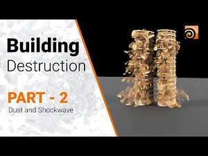 Building Destruction and Dust Tutorial - Part 2 | Houdini