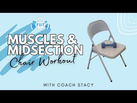 Muscles and Midsection Chair Workout SeniorFIIT Seated Workout