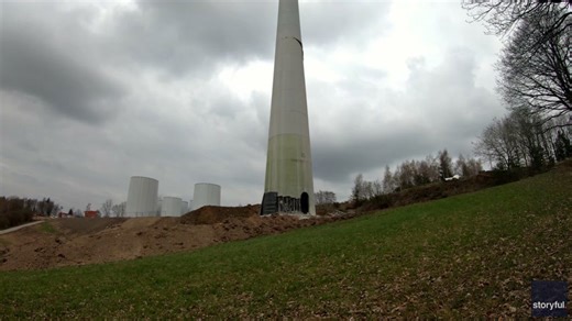 Old wind turbine demo'd to make way for latest model