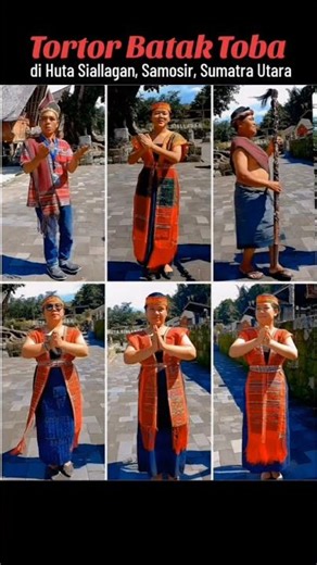 Tortor Batak Toba di Huta Siallagan, Samosir, Sumatra Utara