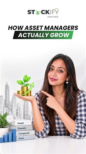 How Asset Management Companies Grow | AUM Explained | Stockify #shorts