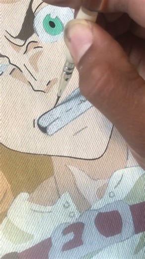 Looking for the best leather paint so you can get clean linework like this?