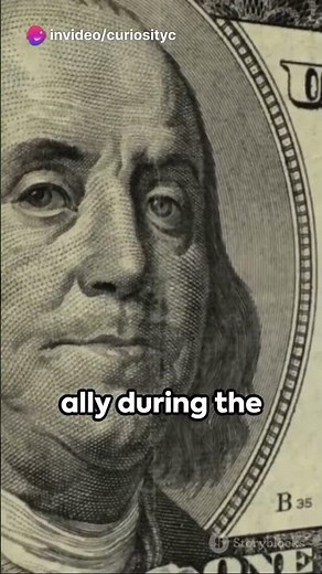 Ben Franklin: the man behind the 100 dollar bill #benjamin #benfranklin #100dollars #history