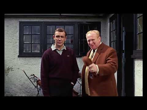 James Bond | Goldfinger - 1964 ( Golf Scene - Oddjob's first appearance ) HD 60fps 1080p