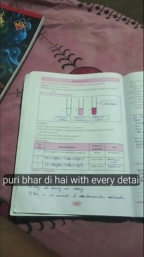 10th science science practical book