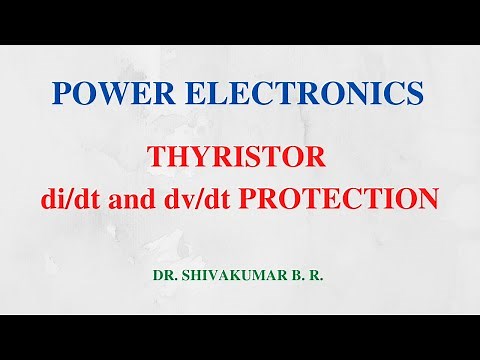21. a. di/dt and dv/dt Protection for Thyristor