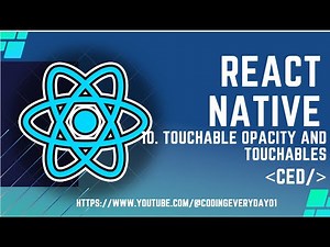React Native Tutorial 10: Touchable and Touchable Opacity | adding Add to Cart
