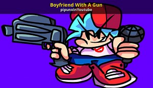 Boyfriend With A Gun Mod for Friday Night Funkin' | FNF Mods