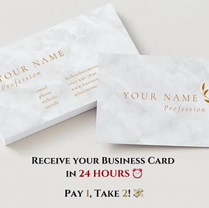 Custom Business Cards – Professional, Unique, and Tailored to Your Brand Identity | High-quality Design | Fast Delivery - Etsy UK