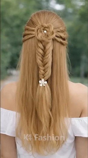 Elegant Open Hairstyles Tutorial for Girls and Women