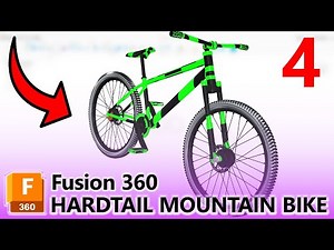 HARDTAIL Mountain Bike Project in Autodesk Fusion - Part 4