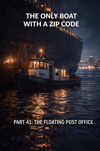 The mail never stops, even on the river. ✉️ Part 41: The Floating Post Office of Detroit. Did you know Michigan has a zip code that floats? #MichiganLegacy #DetroitRiver #JWWestcott #HiddenHistory #PureMichigan J.W. Westcott II, Detroit floating post office, Zip code 48222, Michigan maritime history, Part 41 Michigan's Hidden World, Detroit River secrets.