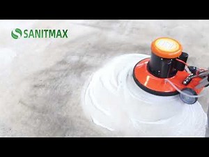 SANITMAX SM420AC Professional Multi-Functional Floor Buffer Scrubber Demo