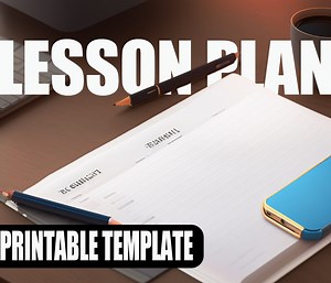 Lesson Plan Template Printable for Homeschool and Classroom Teachers - Etsy