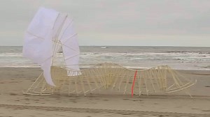 Theo Jansen Invents A Faster, Simpler, Wind-Powered Strandbeest