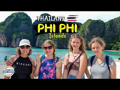 PHI PHI ISLANDS THAILAND!!! 🇹🇭🏖 Best Phuket Thailand Island Boat Tour | 197 Countries, 3 Kids