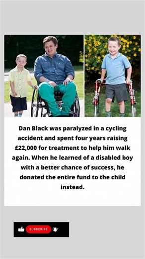 He Raised £22,000 to Walk Again… Then Gave It All to a Disabled Boy ❤️ True Selfless Act#shorts