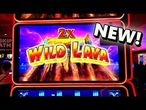 I FOUND 2X WILD LAVA AT ELLIS ISLAND CASINO!!! * - New Las Vegas Slot Machine Bonus