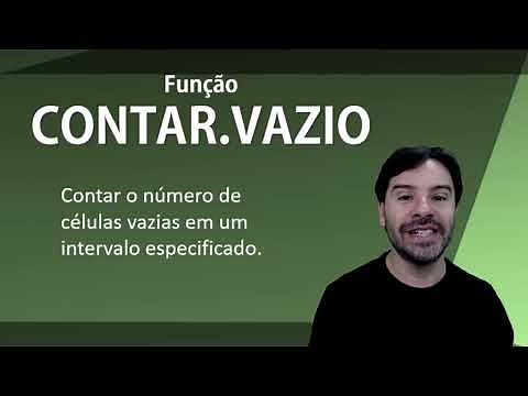 Função CONTAR.VAZIO no Excel