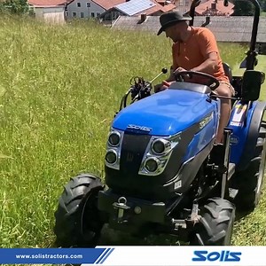 Boost your farm's efficiency with the Solis S26. This compact tractor can tackle every terrain with ease, thanks to its power-packed engine and versatile tyre options. For more details, visit:- bit.ly/3SPNIto #Solis #SolisTractorsInternational #ToughestPerformer #Tractor #SolisOnTheField #SolisS26 #Implements #Powerful | Solis Tractors International