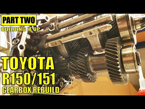 TOYOTA R150F/R151F GEARBOX ASSEMBLY | Building a hybrid Hilux transmission [PART TWO]