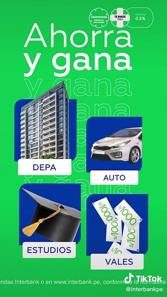 😱¿Necesitas depa nuevo? 😂 Ahorra y gana con la Cuenta Millonaria de Interbank. Ábrela hoy con el link de nuestro perfil.