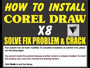 How to Fix, Crack and Solve Corel Draw X8 (Complete Tutorial) | TRIANGLE LAB |