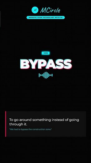 Learn English: What is Bypass? | Vocabulary Shorts