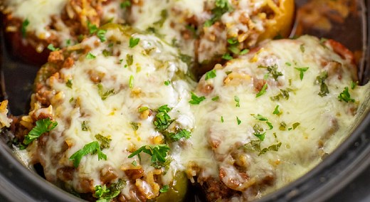 Crock Pot Stuffed Peppers Recipe