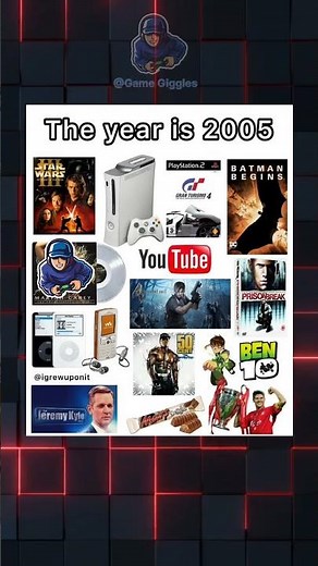The Year Is 2005… Take Me Back 🕹️📺#2005#Nostalgia#RetroGaming#Throwback#GoodOldDays