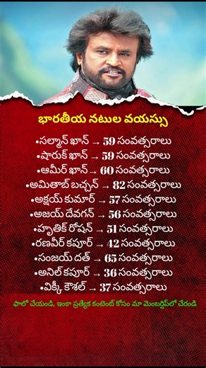 Cinema Samacharam on Instagram: "Age of Top South Indian Actors in 2025 | Real Age Revealed 2. Famous South Indian Actors Age Comparison | Then vs Now 2025 3. Real Age of Popular South Indian Movie Stars | Shocking Facts 4. South Indian Actors Real Age 2025 | Celebrity Age List 5. Top Tollywood & Kollywood Stars Real Age Revealed This video reveals the real ages of some of the most famous South Indian movie actors in 2025. Many fans are surprised to learn how old their favorite superstars really
