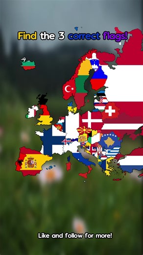 Can You Identify the 3 Correct Flags?