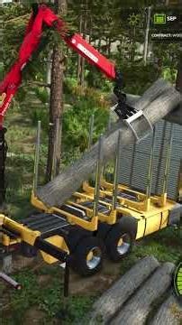 Lumber Loading for the First Time! FS25 #fs25 #fails #farmingsimulator25