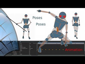 Create Poses and make Animation Easier with the new Super Stickman IK for Synfig Studio