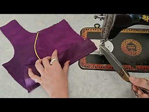 32 Size 3 Piece Princess Cut Blouse Design। Princess Cut Blouse Hacks। Princess Cut Blouse Tutorial।