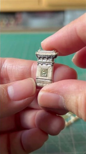 Satisfying miniature palace assembly 🏯 #uvprinting #crafts #satisfying