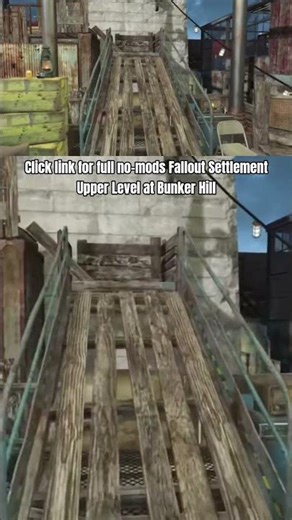 Bunker Hill Upper Level no mods Fallout Settlement