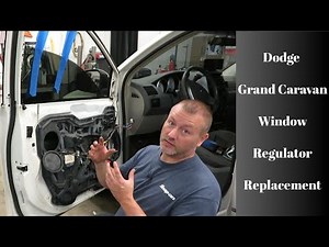 Dodge Grand Caravan Driver Window Regulator Replacement (2008-2020) |DIY Fix