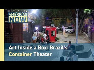 Turning Shipping Containers into Art: Brazil’s Mobile Theatre in São Paulo