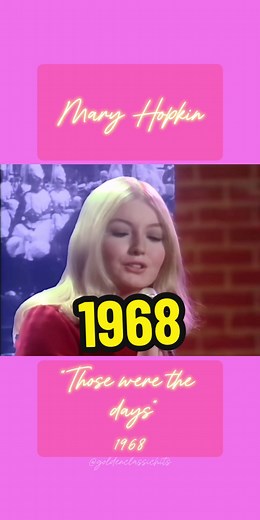 Mary Hopkin - Those Were the Days 1968 Live Performance
